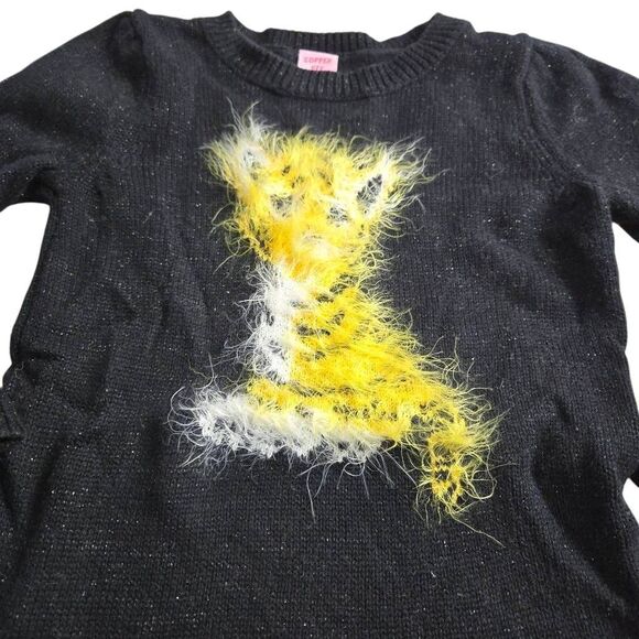 Copper Key fuzzy tiger sweater shirt 6/6x - Picture 2 of 4
